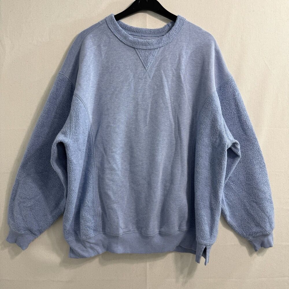 Aerie Women’s Oversize Sweatshirt Size XSmall Blue